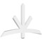 Ekena Millwork Alberta Architectural Grade PVC Gable Bracket, 60"W x 32 1/2"H x 2"D x 4"F, 13/12 Pitch GBP060X33X0204ALB00 - alternate 1